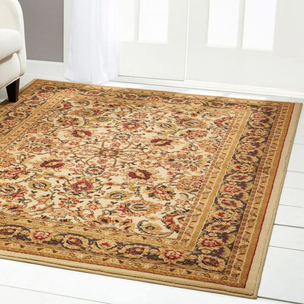 Home Dynamix Area Rugs: Royalty Rug: 3208-100 Ivory 1'9"x7'2